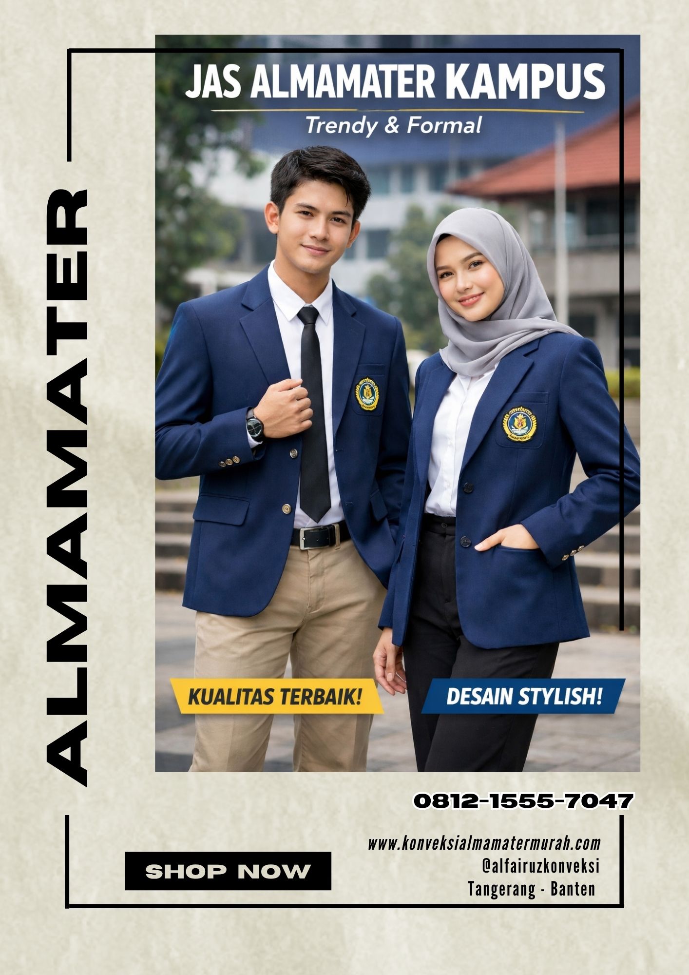 Konveksi Jas Almamater Kota Makassar Sulawesi Selatan