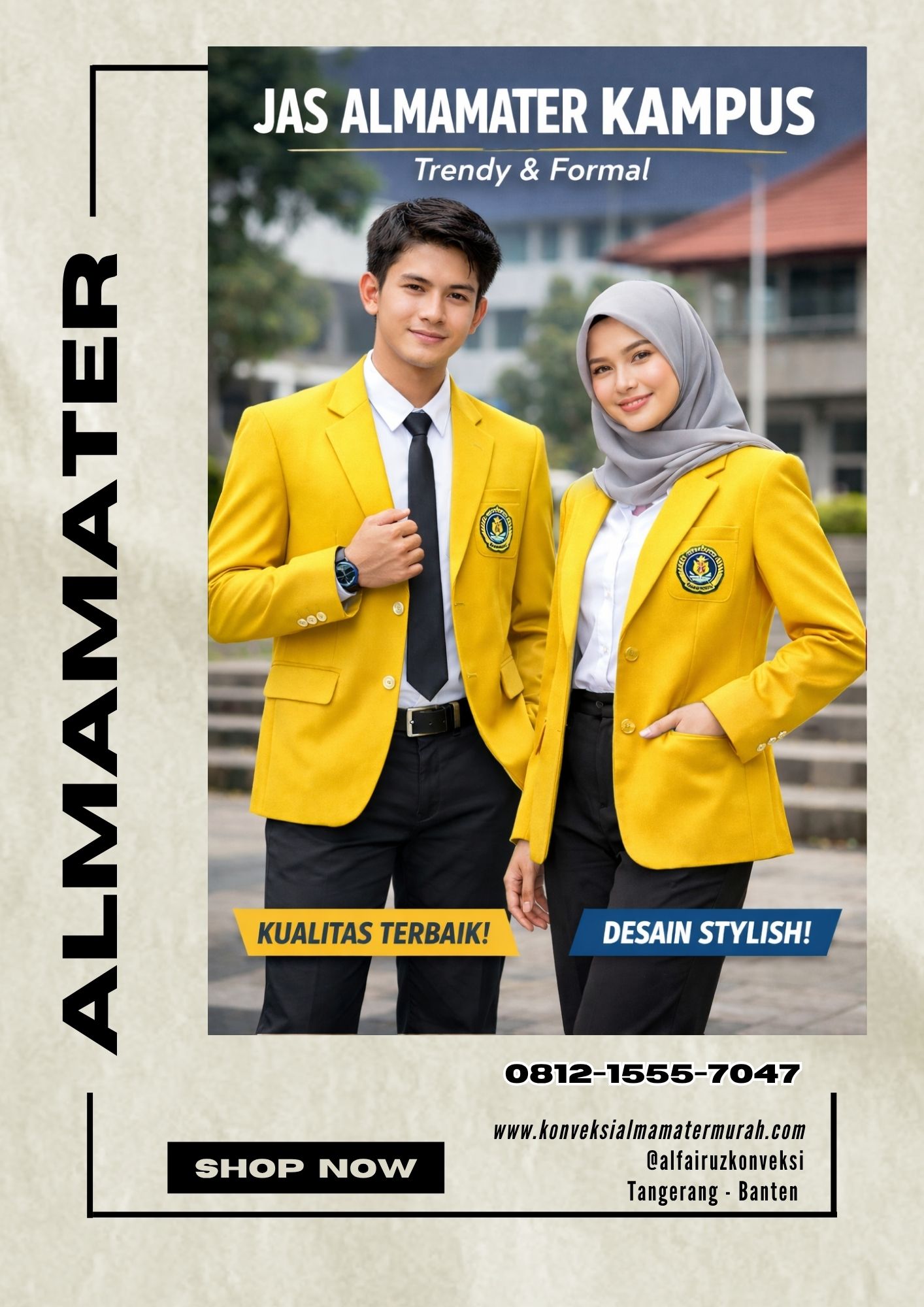 Konveksi Jas Almamater Kota Bengkulu Terpercaya & Rapih