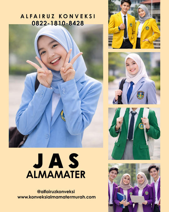 rekomendasi bahan jas almamater terbaik