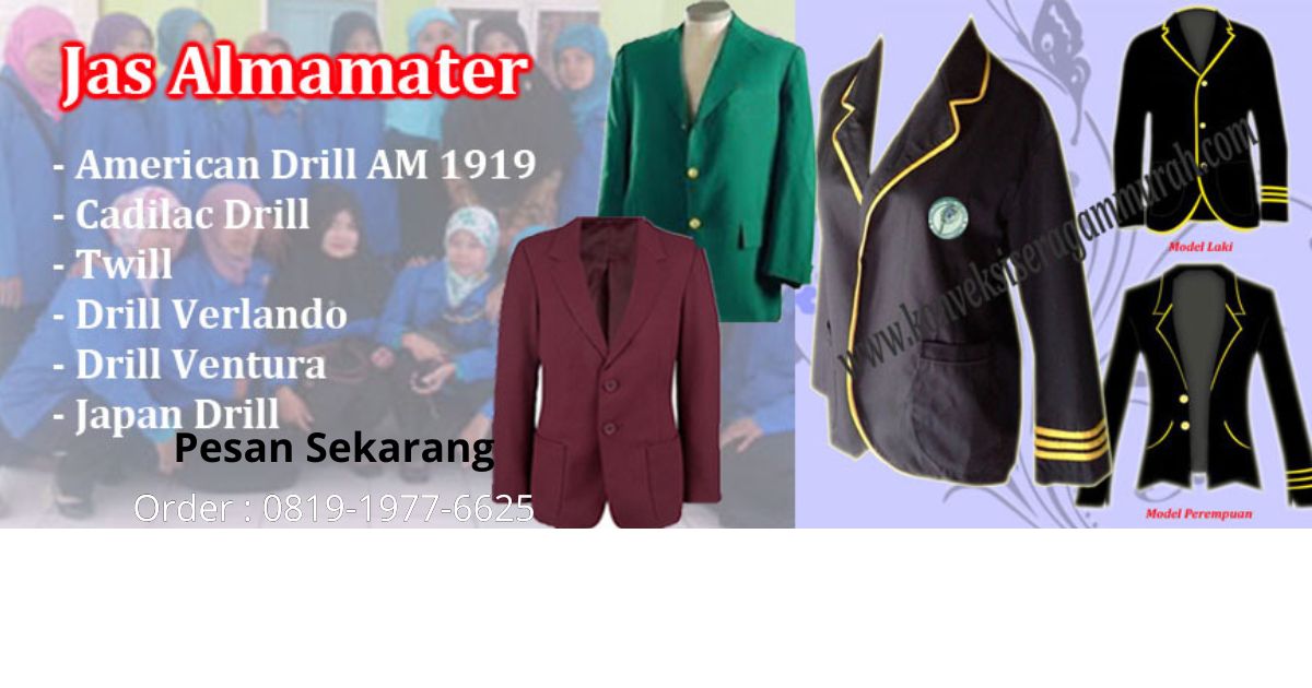 konveksi jas almamater Tangerang Selatan