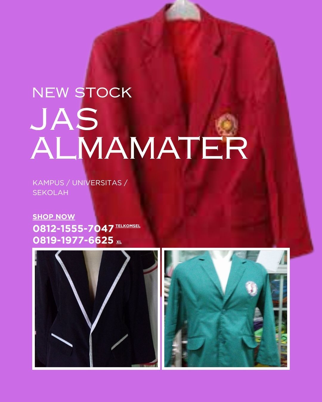 Konveksi Jas Almamater Sekolah Tangerang Selatan
